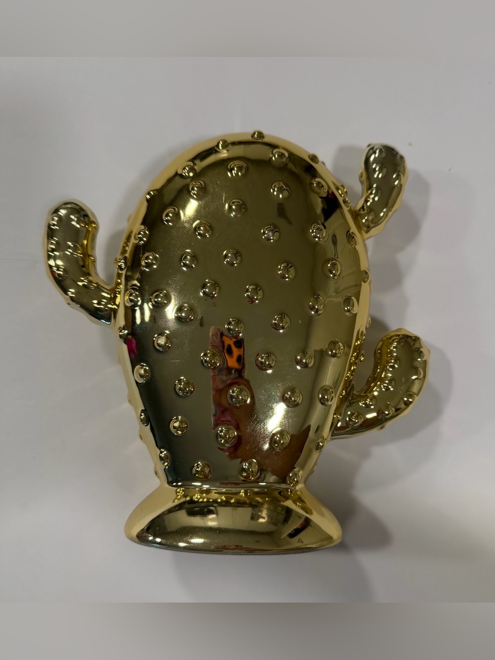 Cactus Gold Accent Figurine by Cactus